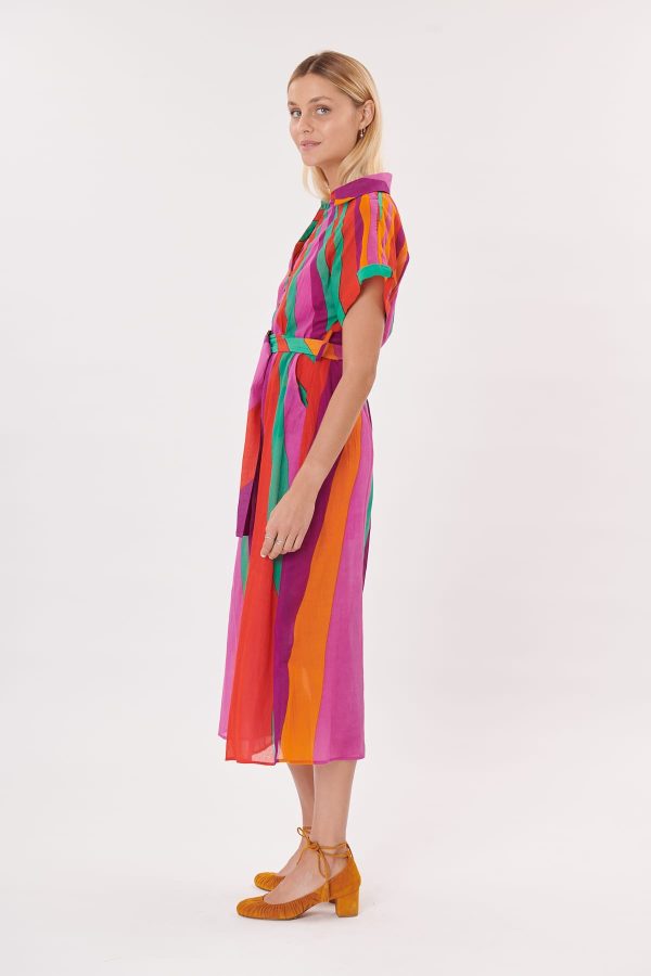 Robe chemise mi-longue TORPEDO - Image 3