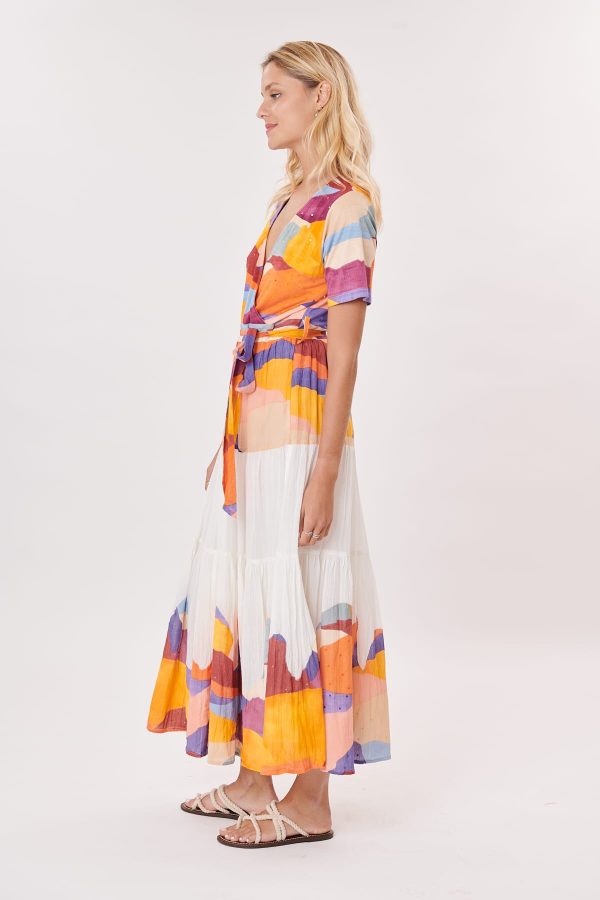 Robe longue imprimée TRICHERIE - Image 3
