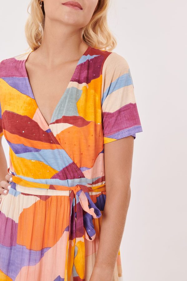 Robe longue imprimée TRICHERIE - Image 5