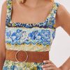 Robe courte imprimée à bretelles TACATA - Image 5