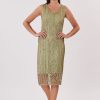 Robe mi-longue en maille sans manches HANAEL - Image 6