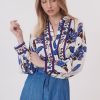 Chemise imprimée manches longues REINE - Image 5