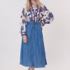 Chemise imprimée manches longues REINE - Image 6