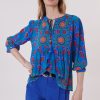 Blouse imprimée manches 3/4 REQUIEM
