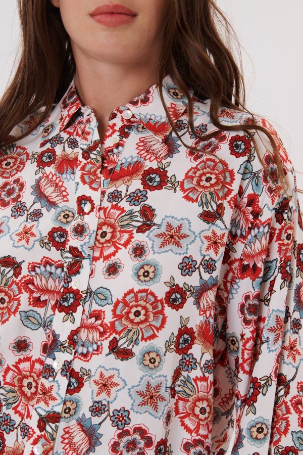 Chemise imprimée manches longues RIVESALTES - Image 5