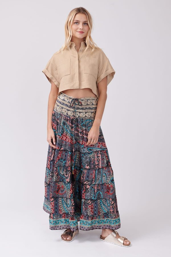 Chemise courtes safari manches courtes OLYMPE