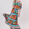 Jupe maxi imprimé floral VERONIQUE