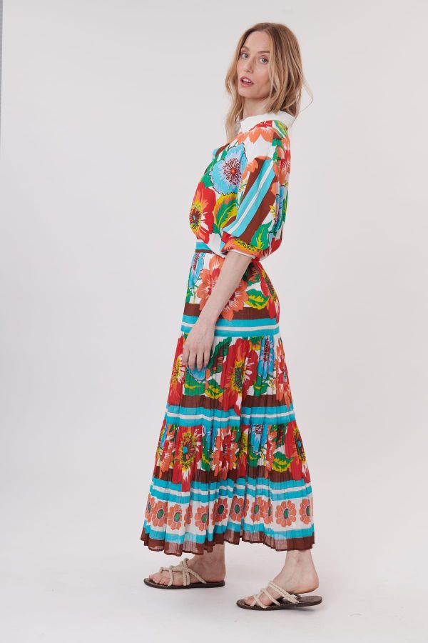 Jupe maxi imprimé floral VERONIQUE - Image 2