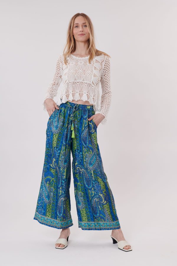 Pantalon imprimée Paisley ample PACOME