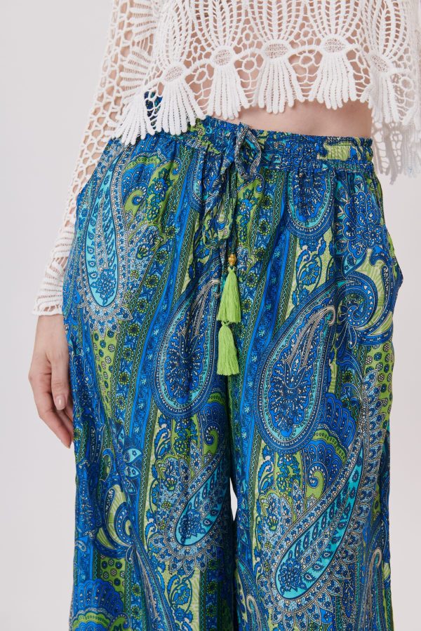 Pantalon imprimée Paisley ample PACOME - Image 5
