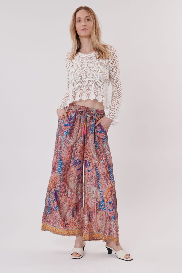 Pantalon imprimée Paisley ample PACOME - Image 6