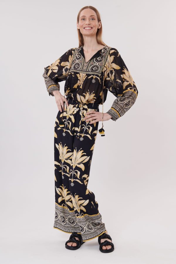 Pantalon large et ample imprimé PALISSY - Image 3
