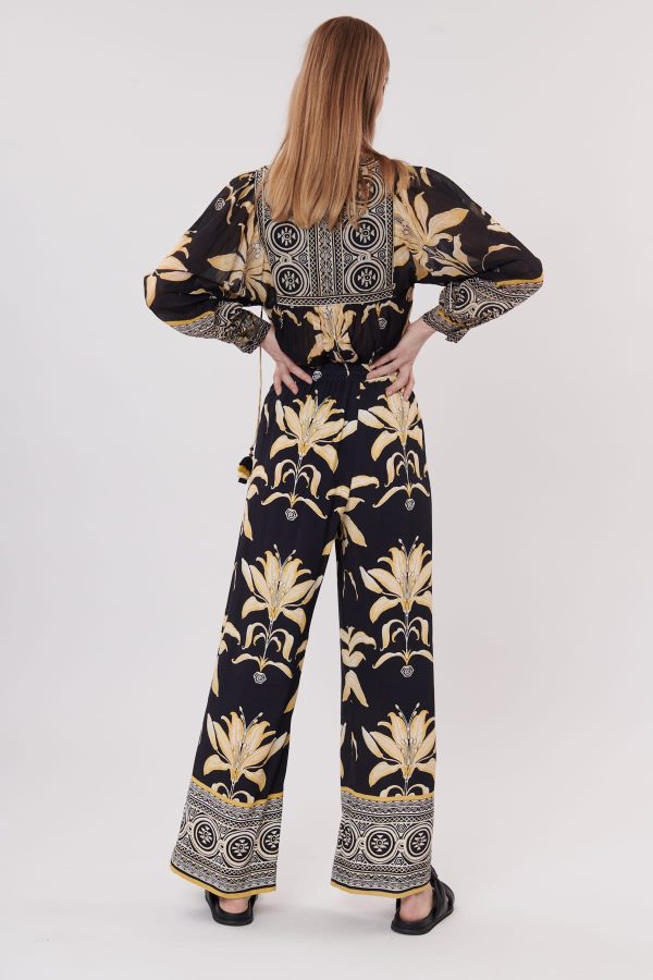 Pantalon large et ample imprimé PALISSY - Image 4