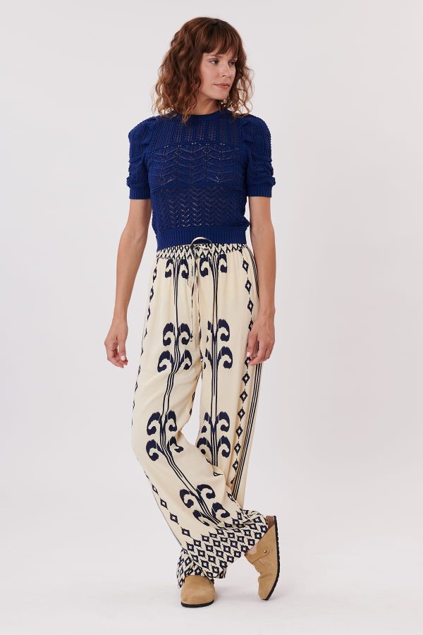Pantalon ample imprimé taille moyenne PALOISE - Image 2