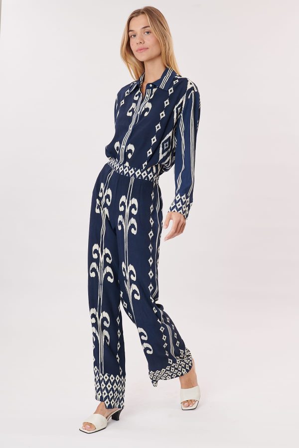 Pantalon ample imprimé taille moyenne PALOISE - Image 6