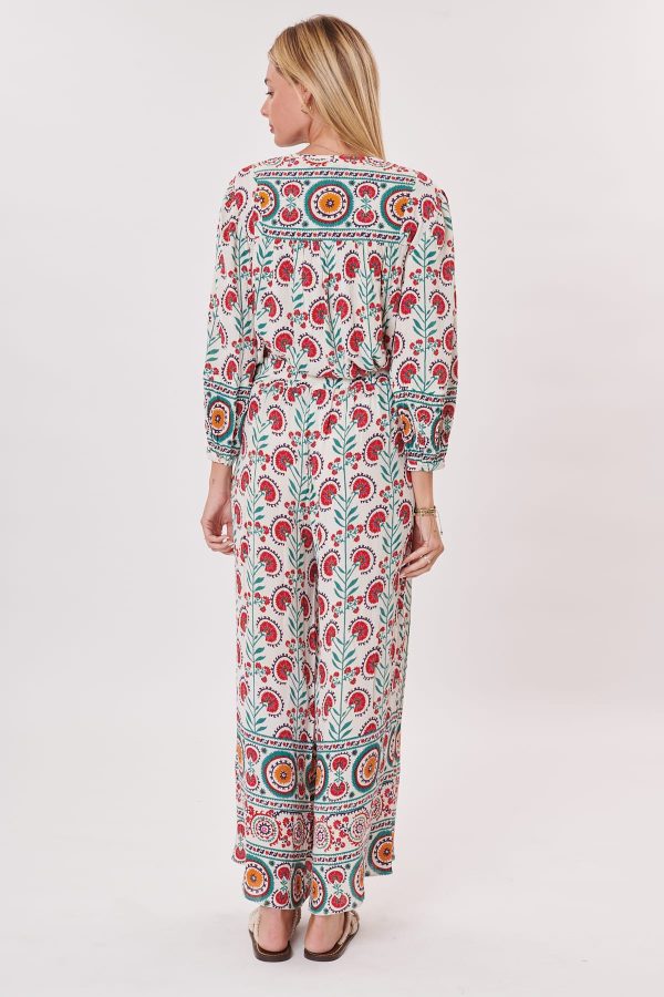 Pantalon ample imprimé taille élastique PANTOMINE - Image 4