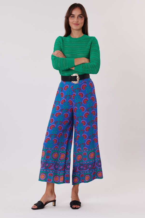 Pantalon ample imprimé taille élastique PANTOMINE - Image 6