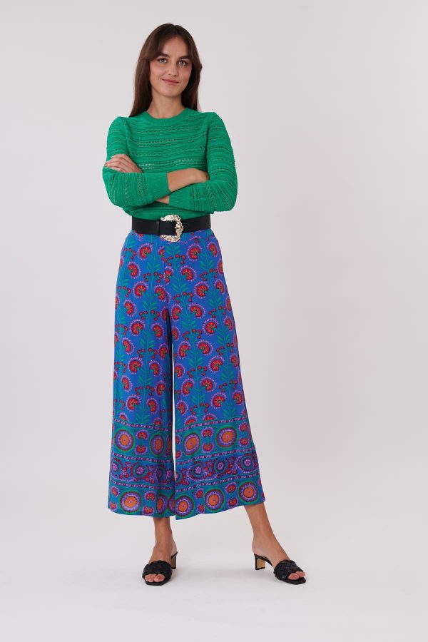 Pantalon ample imprimé taille élastique PANTOMINE - Image 7