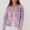 Veste matelassée imprimée à manches longues YONAH