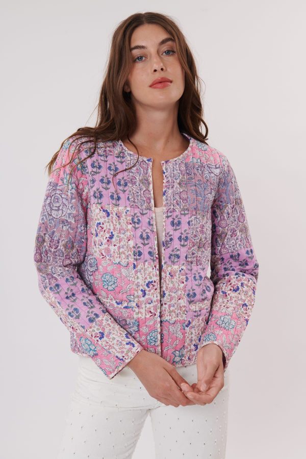 Veste matelassée imprimée à manches longues YONAH - Image 2