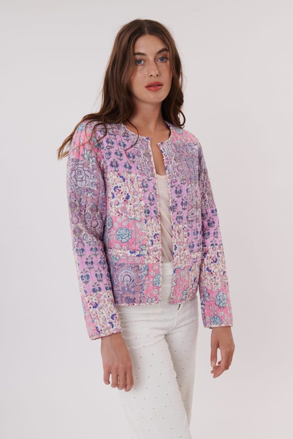 Veste matelassée imprimée à manches longues YONAH - Image 3