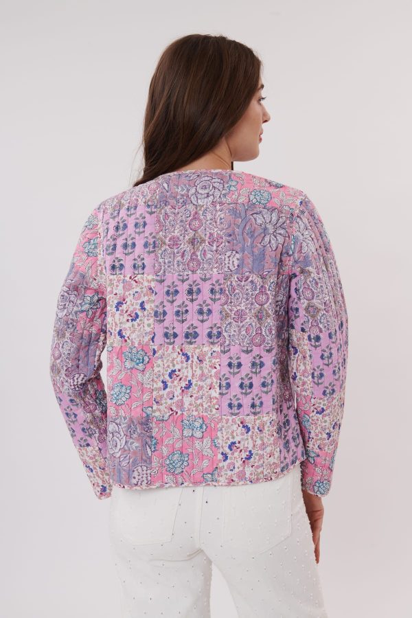 Veste matelassée imprimée à manches longues YONAH - Image 4
