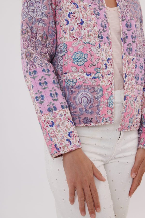 Veste matelassée imprimée à manches longues YONAH - Image 5
