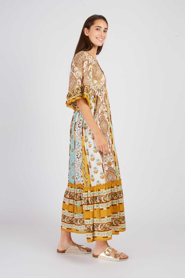 Robe longue imprimée PALMITA - Image 3