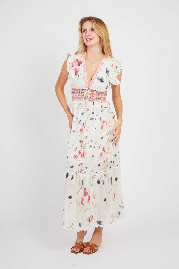 Robe longue imprimée PATRIMONIO - Image 4