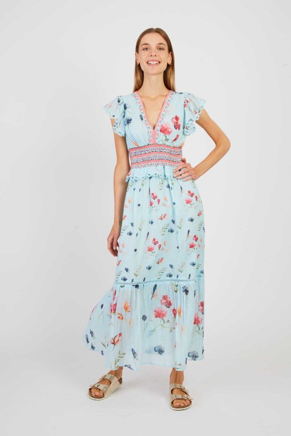 Robe longue imprimée PATRIMONIO - Image 6