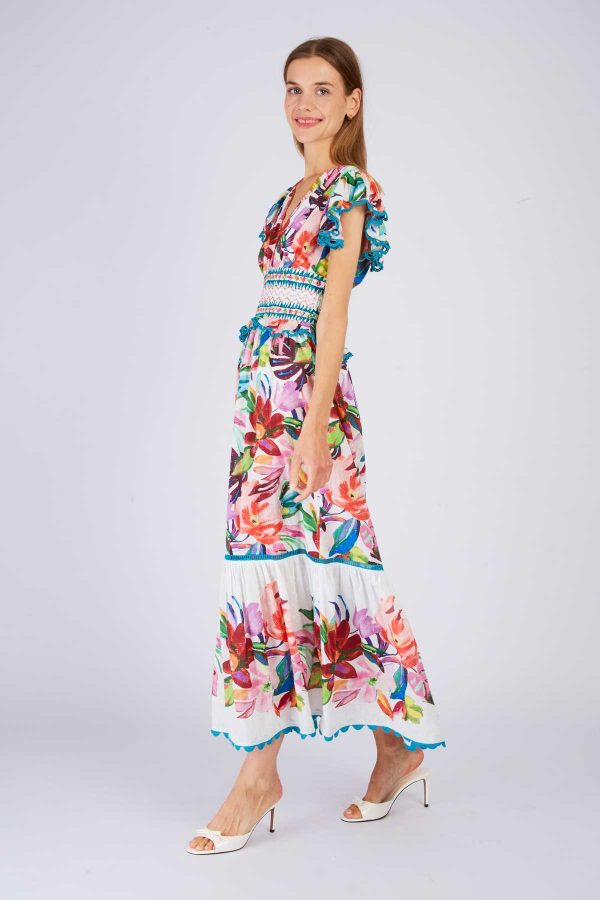 Robe longue imprimée PATSY - Image 3