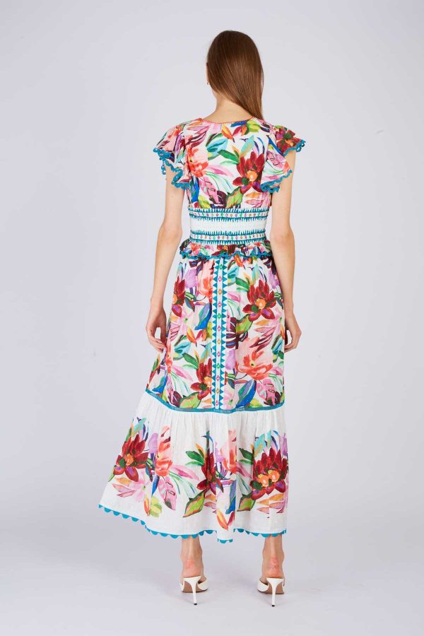 Robe longue imprimée PATSY - Image 4