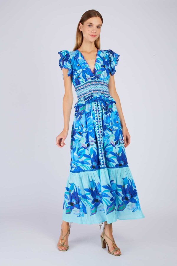 Robe longue imprimée PATSY - Image 7