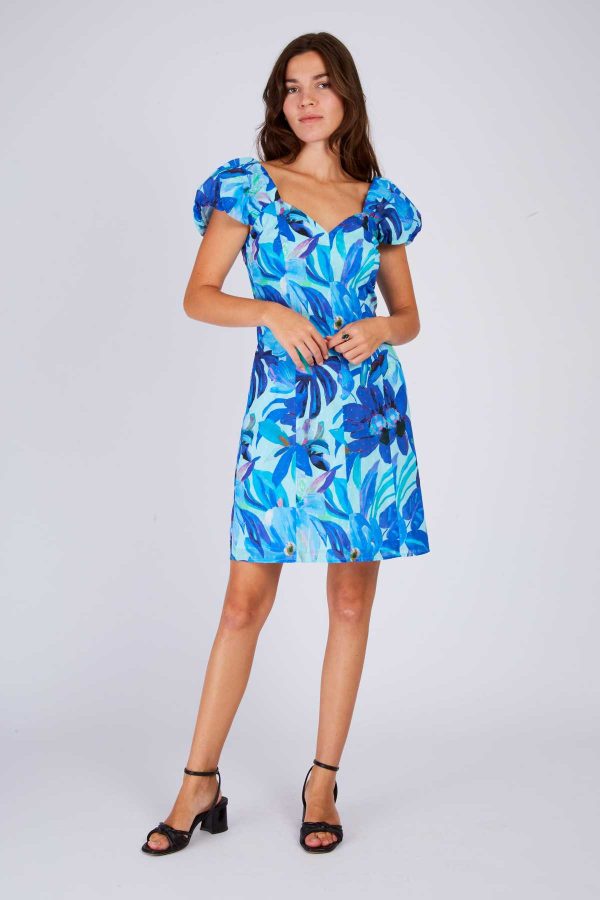 Robe courte imprimée PAULA - Image 2