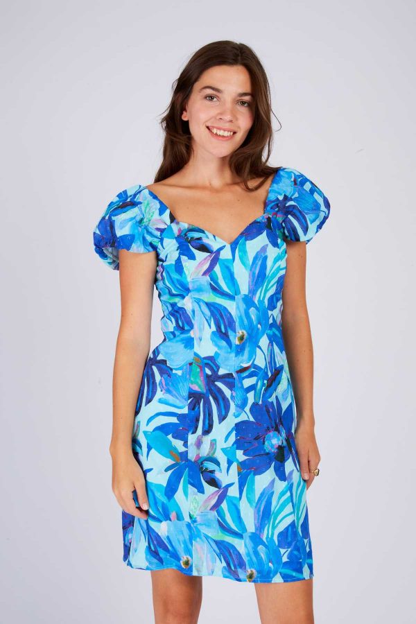Robe courte imprimée PAULA - Image 5
