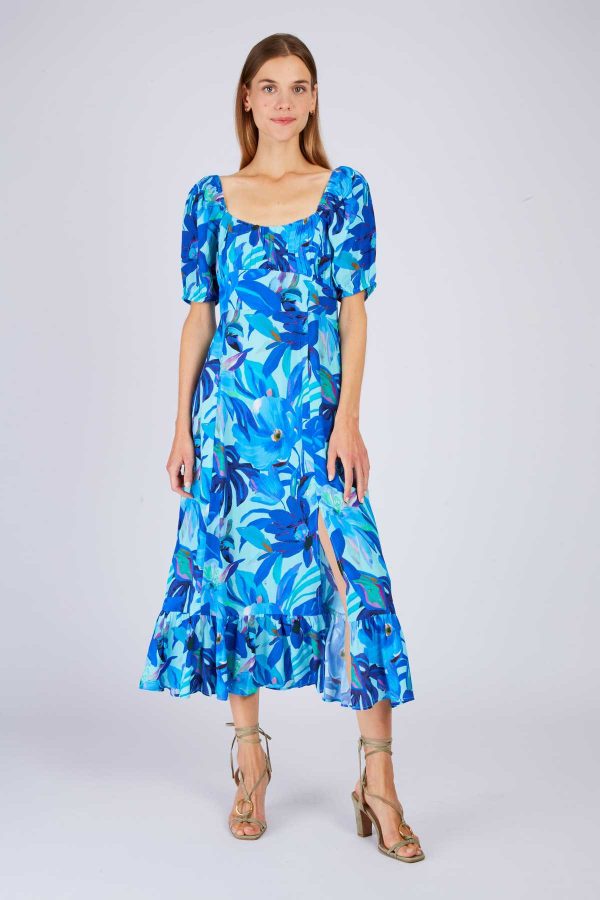 Robe mi longue imprimée PAULINE - Image 6