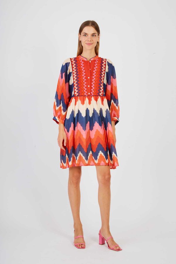 Robe courte imprimée PELOPONESE