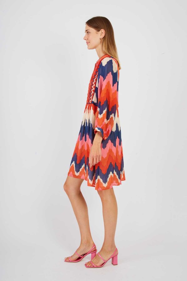 Robe courte imprimée PELOPONESE - Image 2