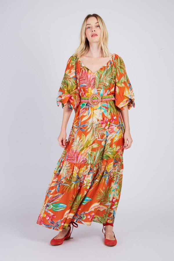 Robe longue imprimée PENNY