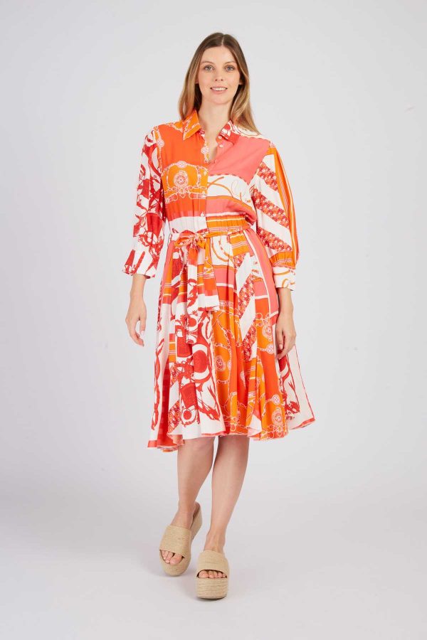 Robe courte imprimée PENTECOTE