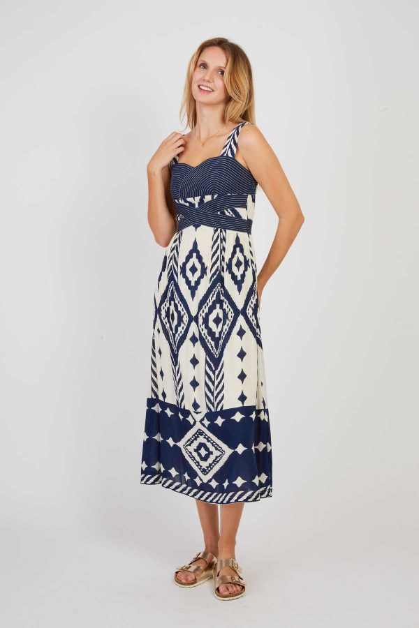 Robe mi longue imprimée PERROQUET