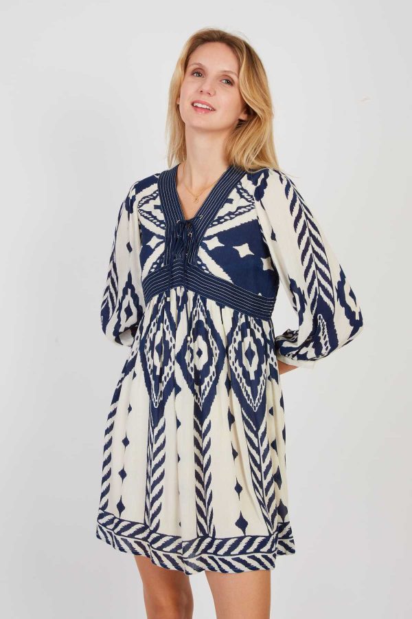 Robe courte imprimée PERSEIDES
