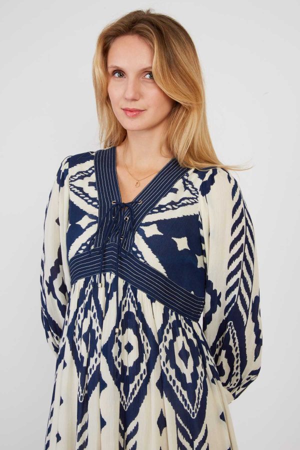 Robe courte imprimée PERSEIDES - Image 2