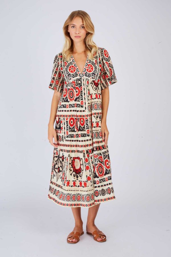 Robe longue imprimée PERSEVERANCE