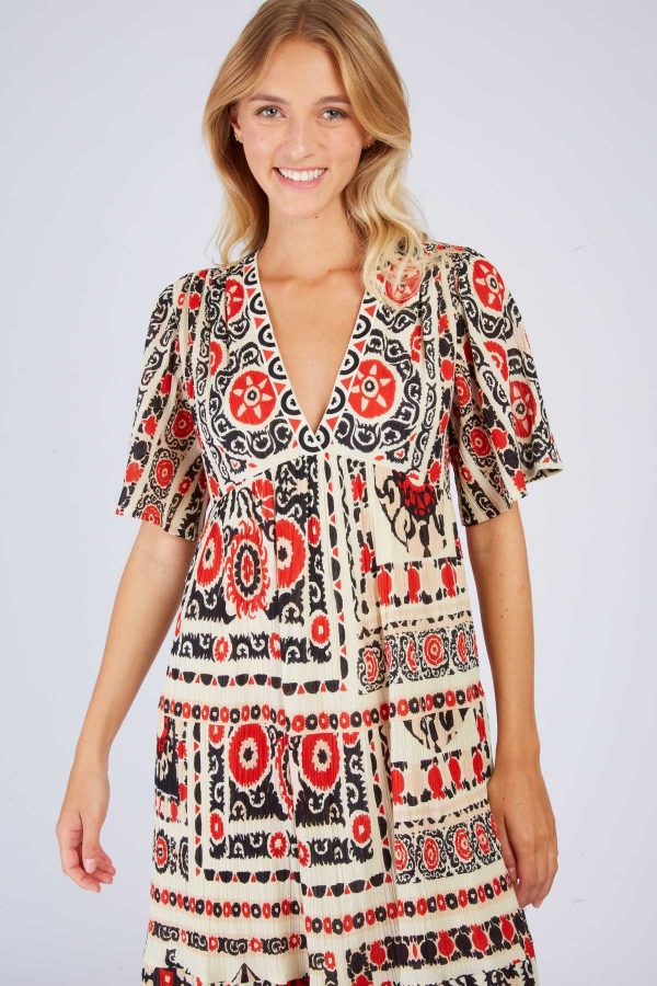 Robe longue imprimée PERSEVERANCE - Image 3
