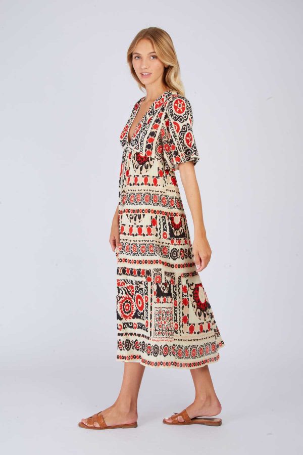 Robe longue imprimée PERSEVERANCE - Image 4