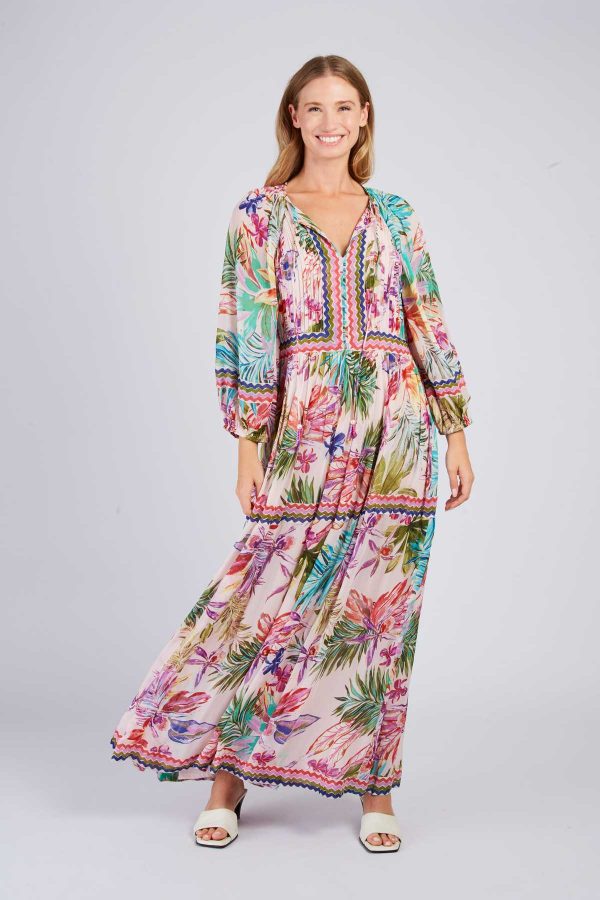 Robe longue imprimée PERTHUIS