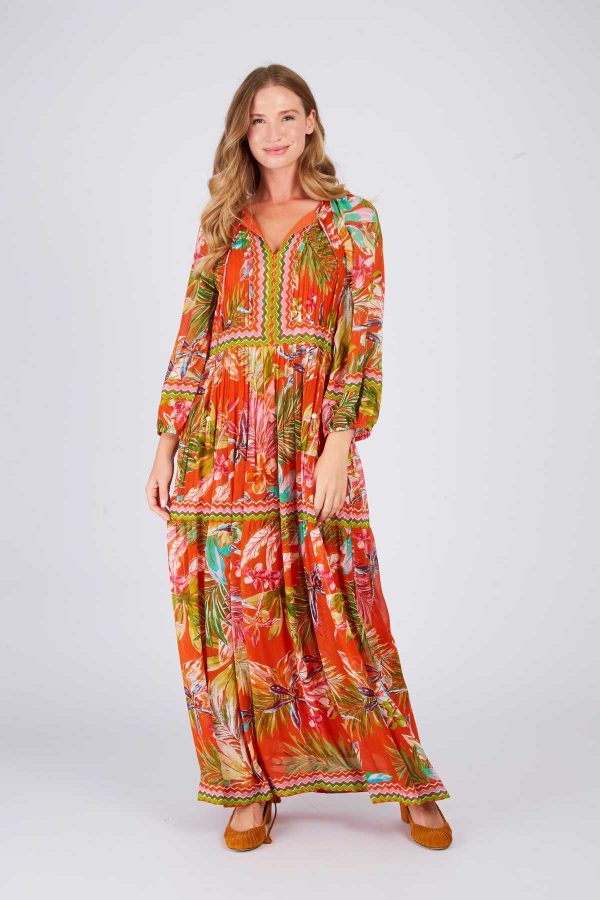Robe longue imprimée PERTHUIS - Image 7