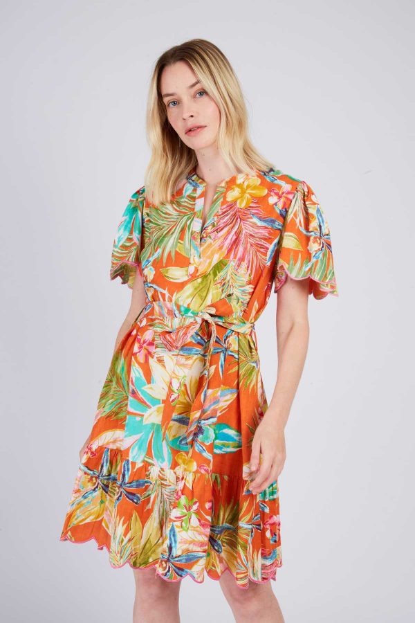 Robe courte imprimée PERVENCHE - Image 2