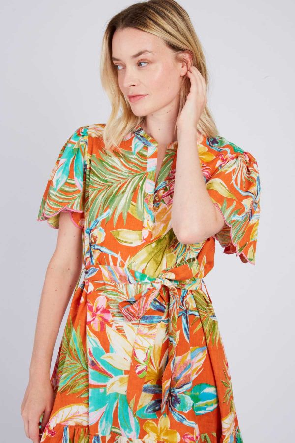 Robe courte imprimée PERVENCHE - Image 3